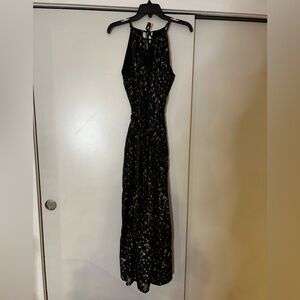 Eva Franco Elegant Black & metallic jumpsuit